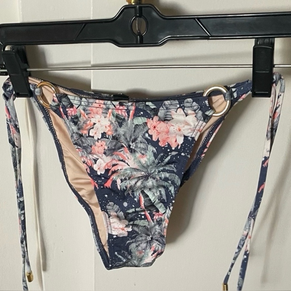 Aqua Blu Kylie Tie Side Bikini-Bottom
